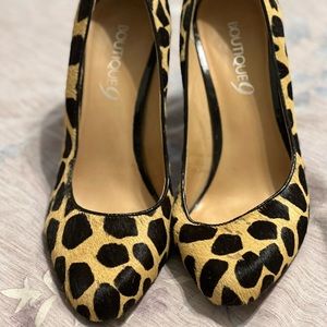 Boutique 9 Animal Print Heels